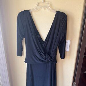 Jones New York Classic Black Wrap Dress